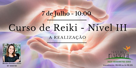 Imagem principal do evento Curso de Reiki Nivel III - A Realização