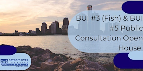 BUI #3 (Fish) and BUI #5 Public Consultation Open House primary image