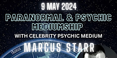 Imagem principal do evento Paranormal & Mediumship with Celebrity Psychic Marcus Starr @ IHG Exeter M5