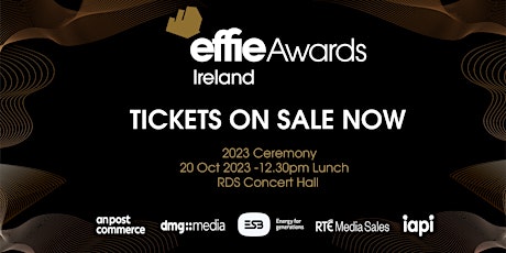 Imagem principal do evento Effie Awards Ireland 2023 Ceremony