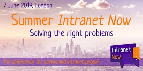 Summer Intranet Now — the conference for comms and intranet people primary image