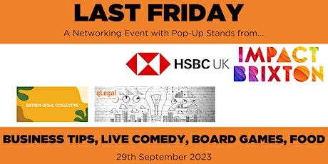 Image principale de Networking Event with Pop-Ups from HSBC, qLegal & Sistren Legal Collective