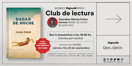 Hauptbild für Soci@s P12: Club de lectura: Leemos a Juan Forn