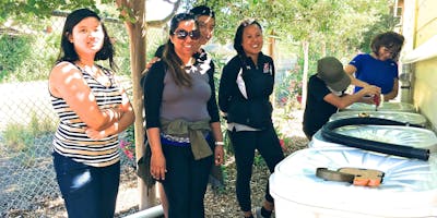 Hands on Rain Barrel Installation Workshop at The UUCPA