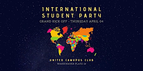 Hauptbild für International Student Party - Grand Kick Off