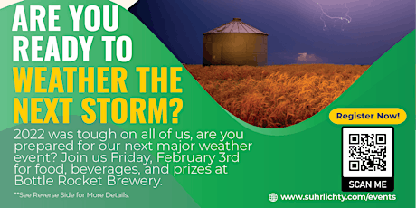 Are you  Ready to Weather the Next Storm?  Save the Date