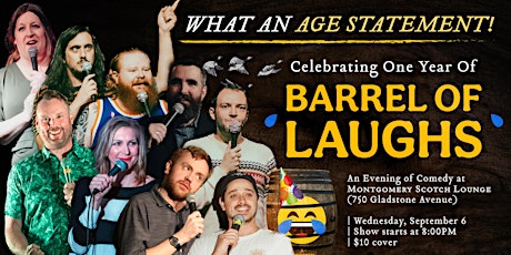 Imagen principal de Barrel of Laughs – One Year Celebration