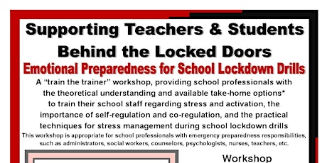 Supporting Teachers and Students Behind the Locked Doors primary image