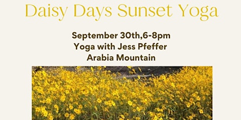 Daisy Days Sunset Yoga Experience primary image