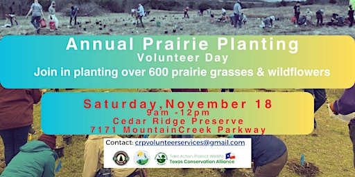 Imagen principal de Prairie Planting Day 2023!