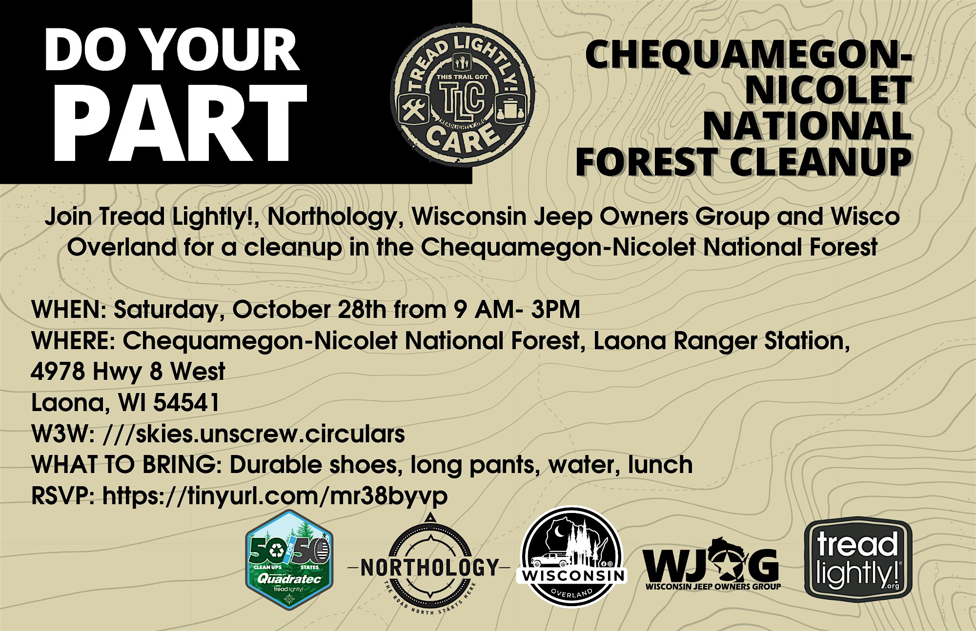 Chequamegon-Nicolet National Forest Cleanup