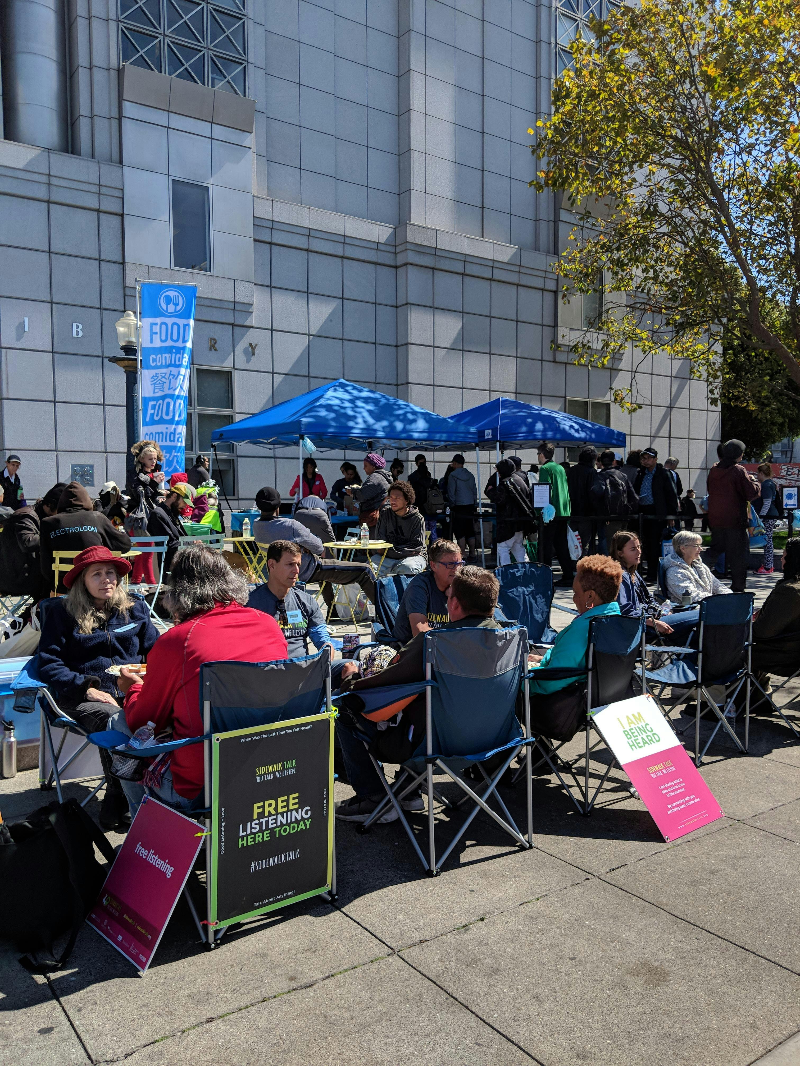 Sidewalk Talk: San Francisco Free Listening @Lava Mae Pop-Up Care Village