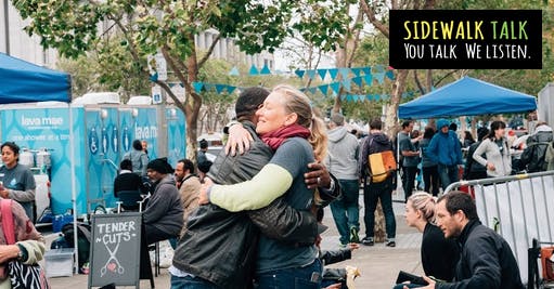 Sidewalk Talk: San Francisco Free Listening @Lava Mae Pop-Up Care Village