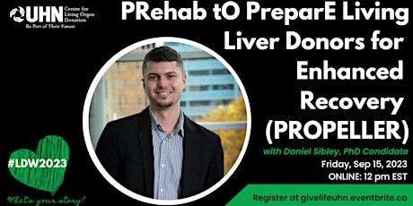 Image principale de Prehab to Prepare Living Liver Donors for Enhanced Recovery