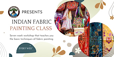 Image principale de Indian Fabric Painting Class