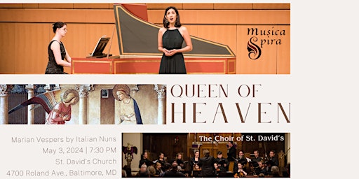 Hauptbild für May First Friday: Music Spira & the Choir of St. David’s