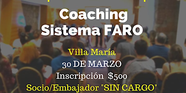 Coaching Sistema FARO Villa María 30 de marzo