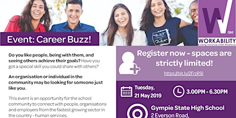 Career Buzz - an introduction to a career with endless possibilities (individual registration) primary image