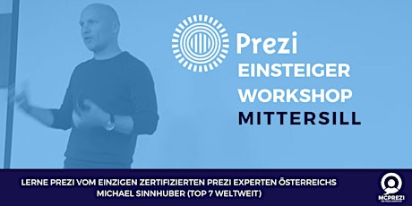 Hauptbild für PREZI Einsteiger Workshop - Mittersill - Top 7 Prezi Experte Michael Sinnhuber