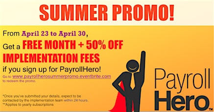 PayrollHero SUMMER PROMO! primary image