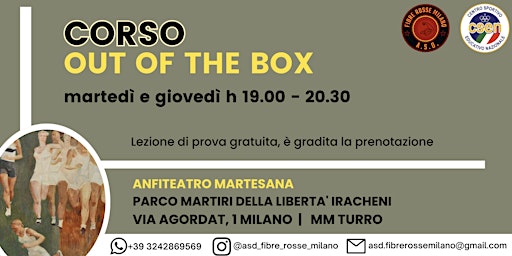 Imagem principal do evento Out of the box - Corso Anfiteatro Martesana
