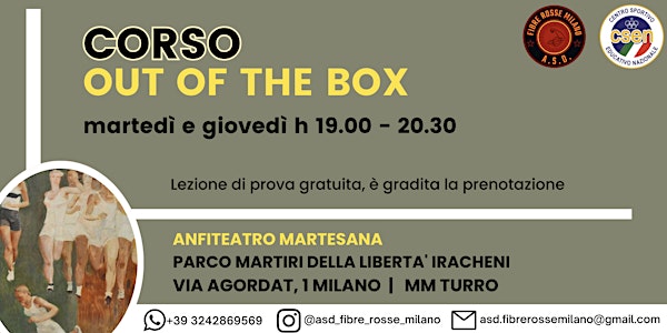 Out of the box - Corso Anfiteatro Martesana