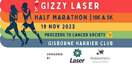 Gizzy Laser Half Marathon (plus 10k & 5k options) primary image