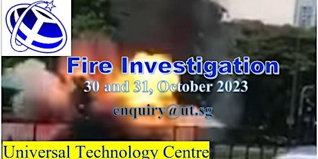 Fire Investigation Course by Dr George YU primary image