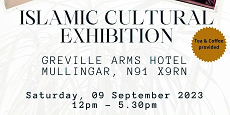 DISCOVER ISLAM CULTURAL EXHIBITION MULLINGAR primary image