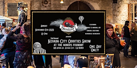 2nd Annual Nevada City Oddities Market primary image