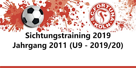 Hauptbild für Sichtungstraining Jahrgang 2011 - SC Fortuna Köln - U9 2019/20