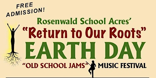 Imagem principal do evento "Back to our Roots!" Free Earth Day  Sunday Jam Festival in Huntsville, TX.