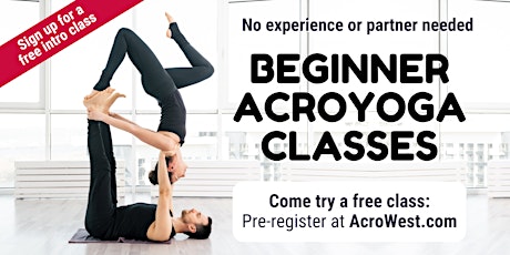 Free Beginner Acroyoga Class (Downtown Vancouver)