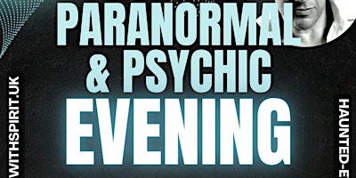 Image principale de Paranormal & Mediumship with Celebrity Psychic Marcus Starr @ Droitwich Spa
