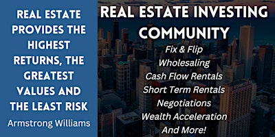 Image principale de If You Believe You’re Stuck, Try Our Real Estate Investing Community!