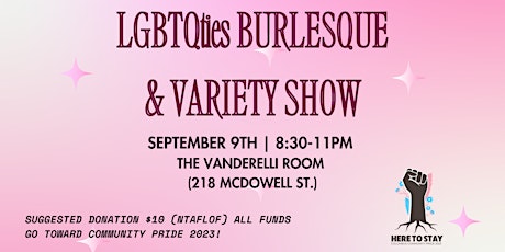 Image principale de LGBTQties Burlesque and Variety Show