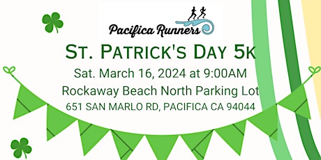 Image principale de Pacifica Runners St. Patrick's Day 5K