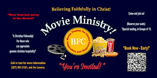 Primaire afbeelding van BFC Family - Movie Ministry & Fellowship!