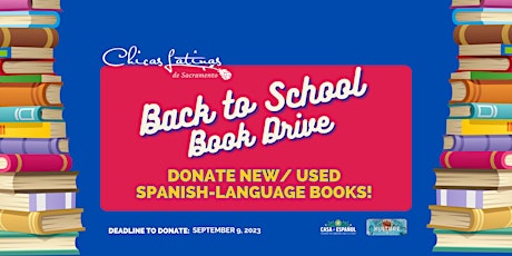 Imagen principal de Back to School Spanish-Language Book Drive!