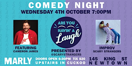Are You Havin' a Laugh?! COMEDY NIGHT ft. Cameron James primary image