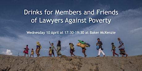 Drinks for Members and Friends of Lawyers Against Poverty primary image