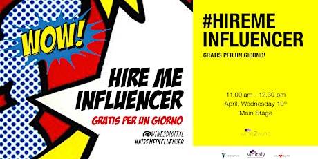 Immagine principale di #HIREMEINFLUENCER Gratis per un giorno 