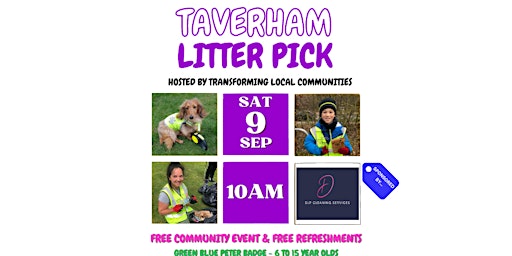 Taverham Litter Pick - Saturday 9th September @ 10am primary image