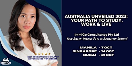 Australia Unveiled: Your Path to Study, Work & Live in Australia [DUBAI] primary image