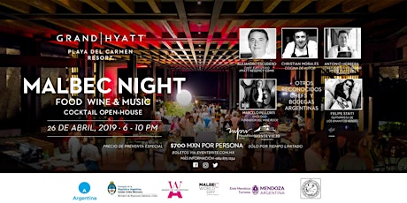 Imagen principal de Malbec Night - Food, Wine & Music