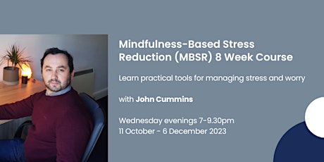 Mindfulness-Based Stress Reduction Course (online) primary image