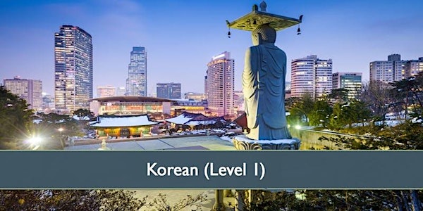 Korean Level 1B - April 2024