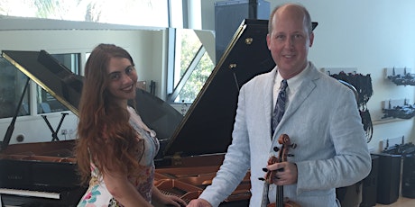 MIAMI VIRTUOSI: ROSS DEBARDELABEN violin/viola and HANNAH JUNCO piano primary image