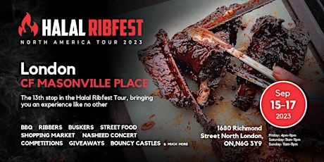 Imagem principal do evento Halal Ribfest London