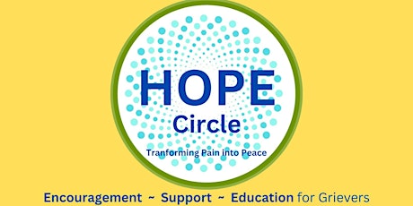 HOPE Circle - September 13 Focus:  Suicide Prevention Awareness Month primary image
